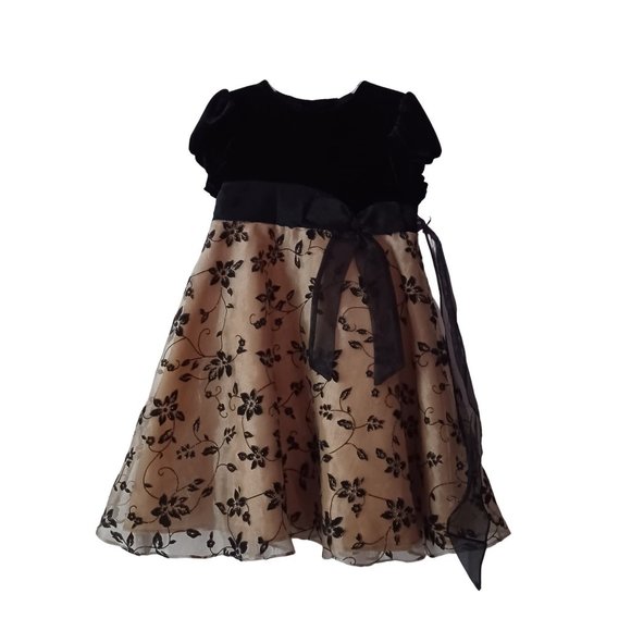 Rare Editions | Dresses | Baby Girls Rare Editions Black Cream Formal Dress  Size 3t | Poshmark